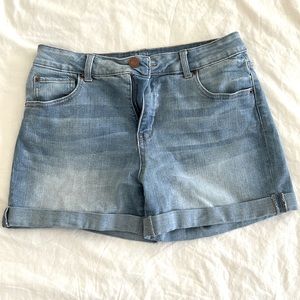 Time & Tru Jean Shorts, Size 12